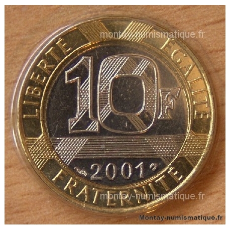 10 Francs Génie de la Bastille 2001