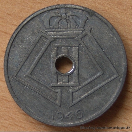 Belgique 25 centimes 1946 zinc Belgie -Belgique