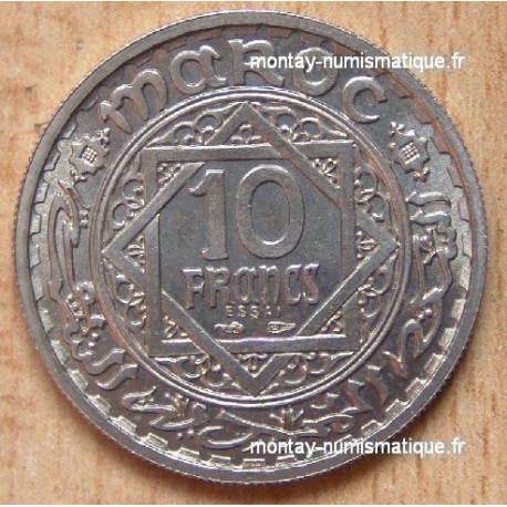 Maroc 10 Francs 1366 H essai