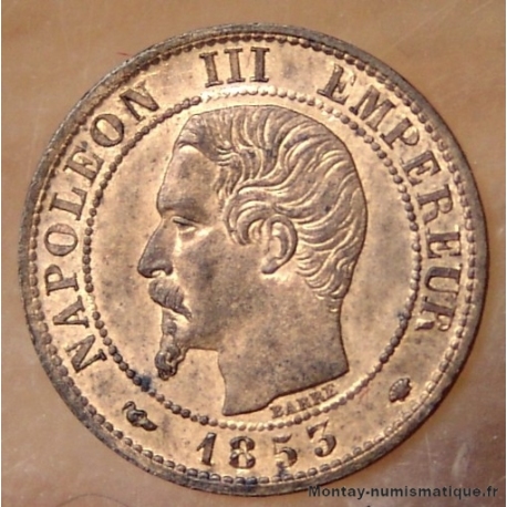 1 Centime Napoléon III 1853 MA Marseille