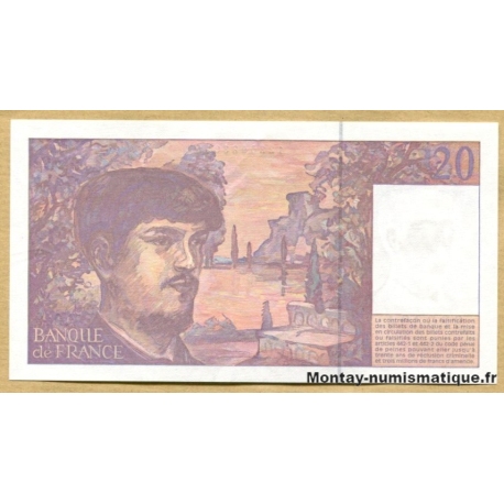 20 Francs Debussy 1995 V.049