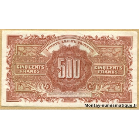 500 Francs Marianne 1945 Série 19 M