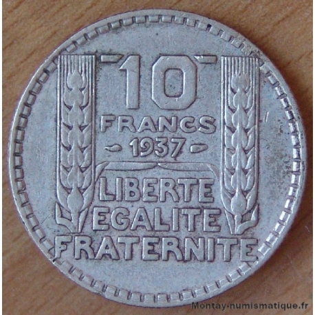 10 Francs Turin 1937