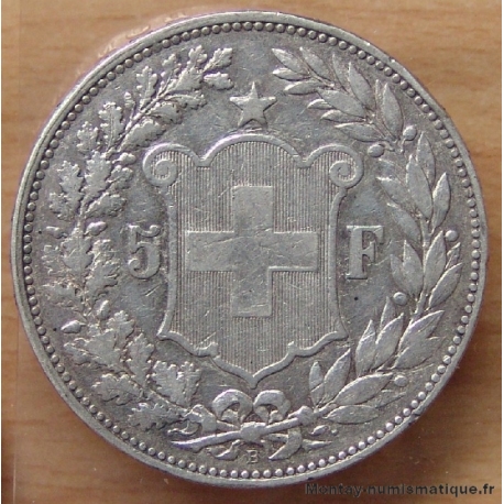 Suisse 5 Francs 1894 B Berne