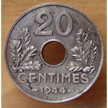 20 Centimes type Fer 1944