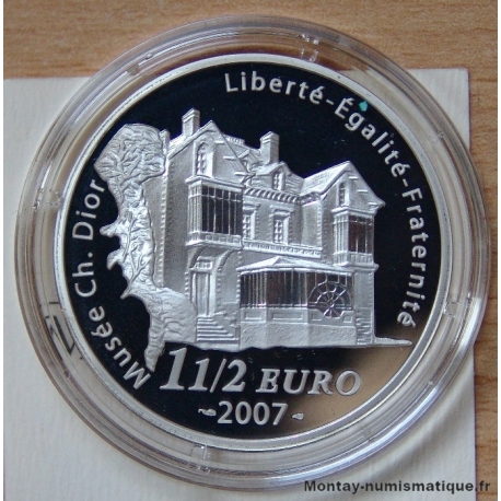 1 euro 1/2 Christian DIOR 2007 BE