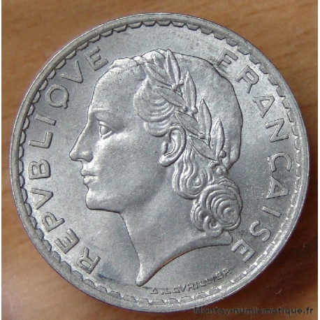 5 Francs Lavrillier Aluminium 1952