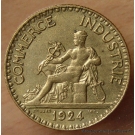 2 Francs Chambre de Commerce 1924 ( 4 fermé)