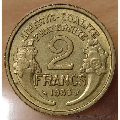 2 Francs Morlon bronze 1933