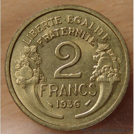 2 Francs Morlon bronze 1936