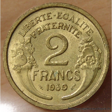 2 Francs Morlon bronze 1939