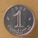 1 Centime EPI 1987 - Cinquième République