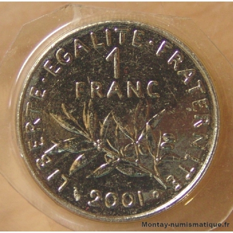 1 Franc Semeuse 2001 BU