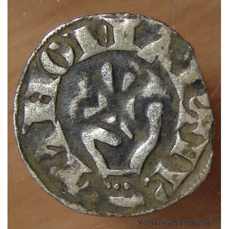 Archevêché de Besançon Denier anonyme (1180-1225).