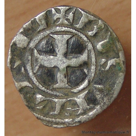 Archevêché de Besançon Denier anonyme (1180-1225).