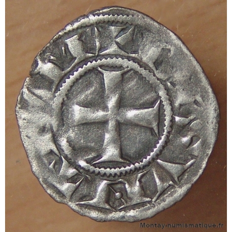 Archevêché de Besançon Denier anonyme (1180-1225).