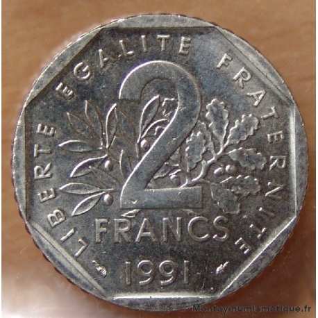 2 Francs Semeuse 1991