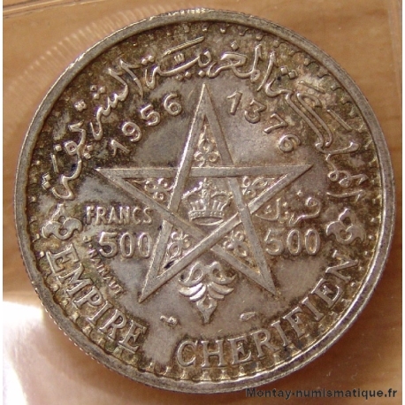 Maroc 500 Francs 1956 /1376 H