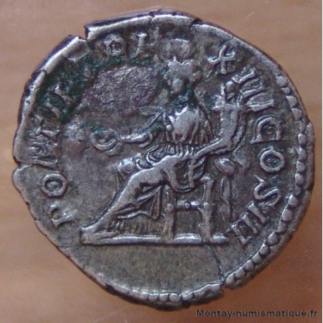 Caracalla Denier + 210 Rome Concordia (La Concorde)