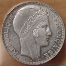 20 Francs Turin 1933 Rameaux longs