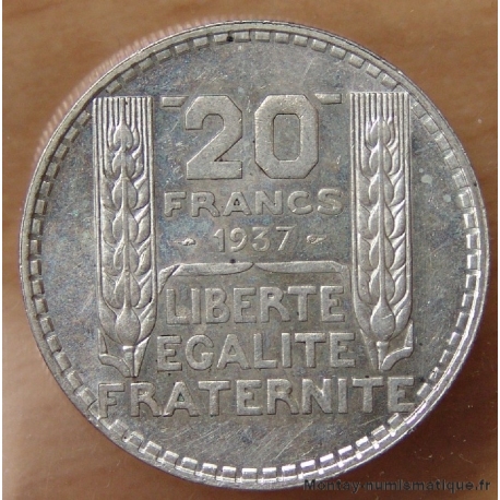 20 Francs Turin 1937