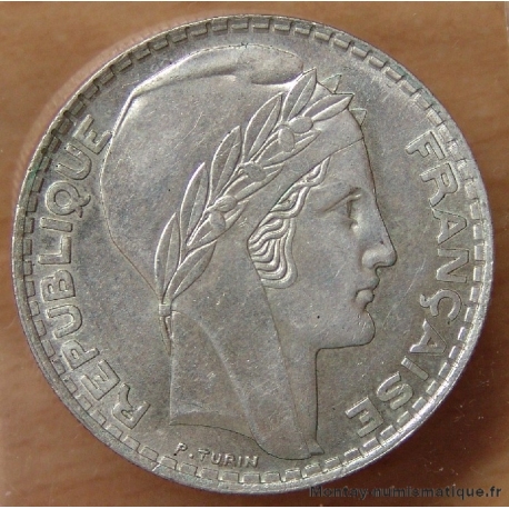 20 Francs Turin 1938