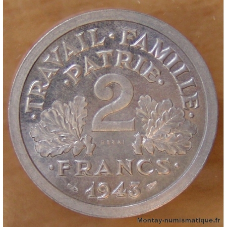 2 Francs Bazor 1943 Essai