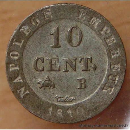 10 Cent. Napoléon I 1810 B Rouen