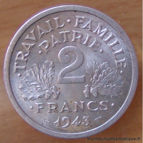 2 Francs Bazor 1943