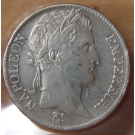 5 Francs Napoléon I 1808 M Toulouse.  République Française