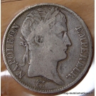 5 Francs Napoléon I 1808 U TURIN.  République Française