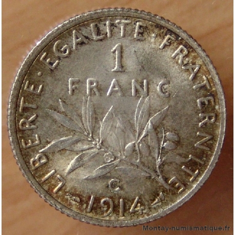 1 Franc Semeuse 1914 C Castelsarrasin