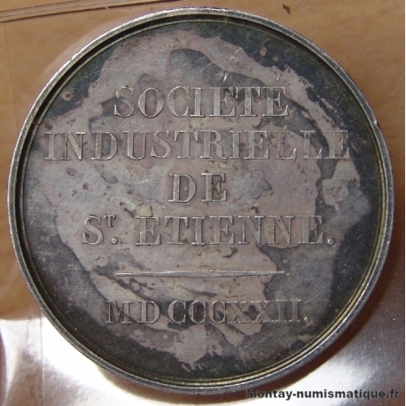 Médaille Aux Arts Utiles 1822 - Saint-Etienne