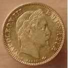 10 Francs Or Napoléon III 1863 BB Strasbourg
