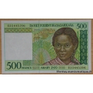 Madagascar - 500 Francs - 100 Ariary ND (1994)