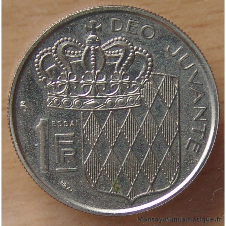 Monaco 1 franc Rainier III 1960 essai