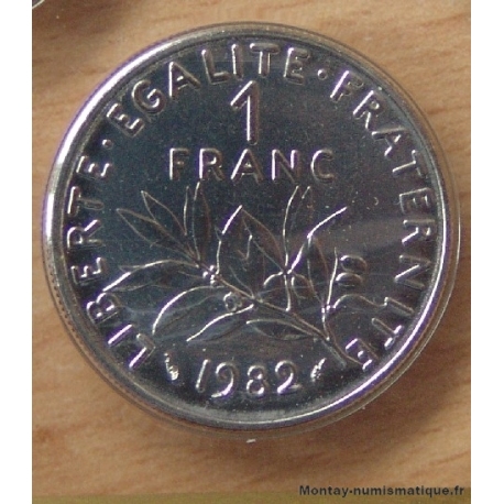 1 Franc Semeuse 1982