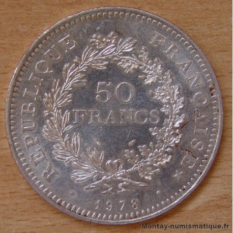 50 Francs Hercule 1978