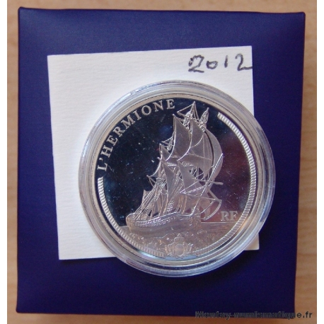 10 euro L'Hermione 2012 BE