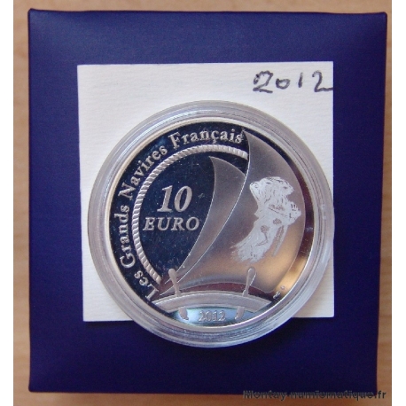 10 euro L'Hermione 2012 BE