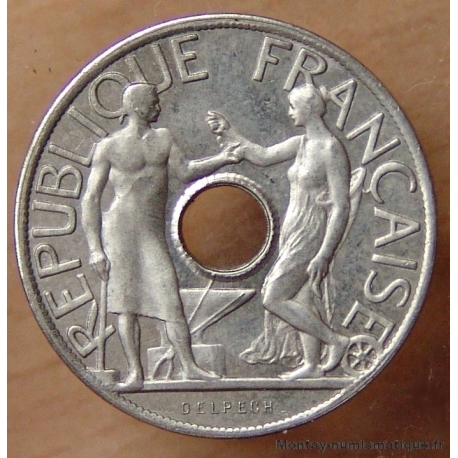 Essai de 25 centimes 1914 Concours de Delpech grand module