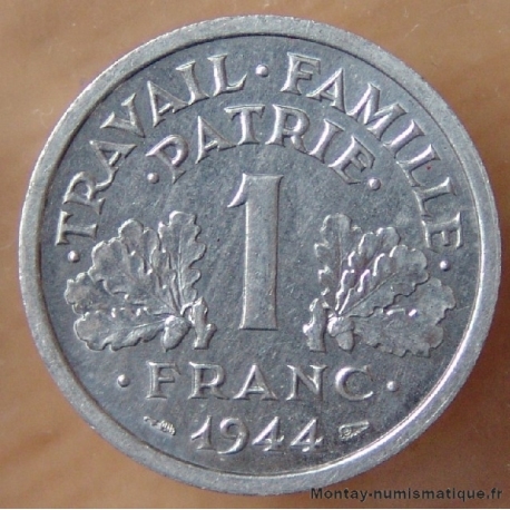 1 Franc Bazor 1944 -  Etat Français