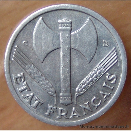 1 Franc Bazor 1944 C Castelsarrasin -  Etat Français