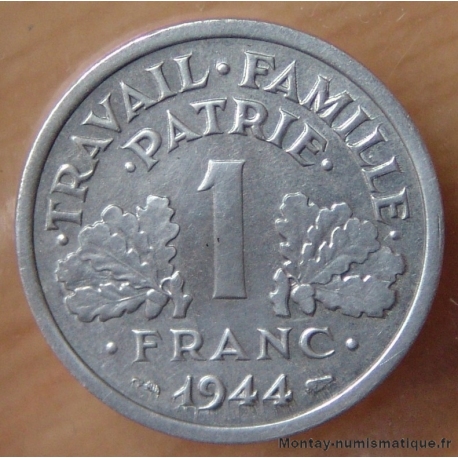 1 Franc Bazor 1944 C Castelsarrasin -  Etat Français