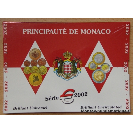 Monaco Euro - Série Brillant Universel 2002 BU