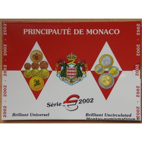 Monaco Euro - Série Brillant Universel 2002 BU