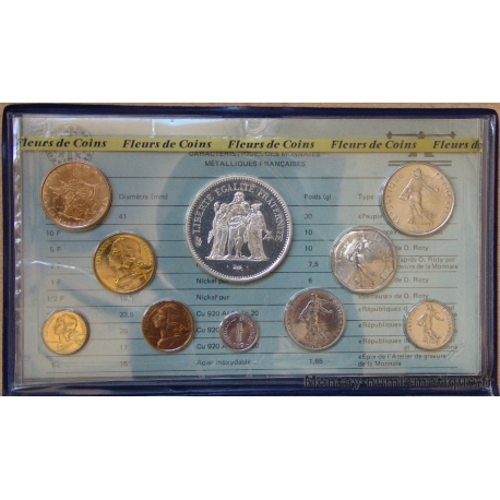 Coffret FDC 1980 avec ailes - 10 Francs tranche B