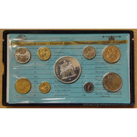 Coffret FDC 1978 ( 10 francs Mathieu tranche B).