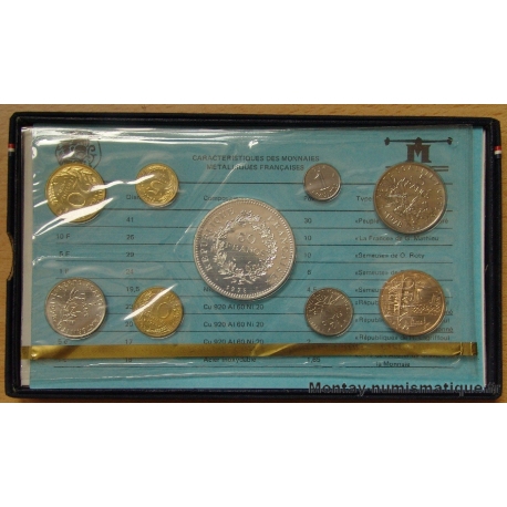 Coffret FDC 1978 ( 10 francs Mathieu tranche B).