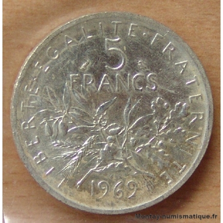 5 Francs Semeuse 1969